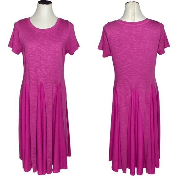 Soft Surrounding Lisse Dress in Fiery Fuchsia - Picture 10 of 10